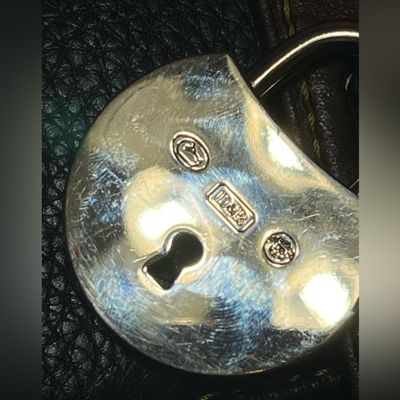 Dooney & Bourke Samba Pebbled Leather Large Black Satchel Logo
Lock Purse - Picture 2 of 16